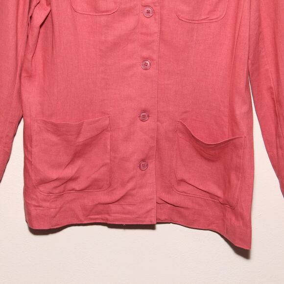 NEW Caroline Kendrick Tunic Top Linen Blend Size Medium - Picture 4 of 9